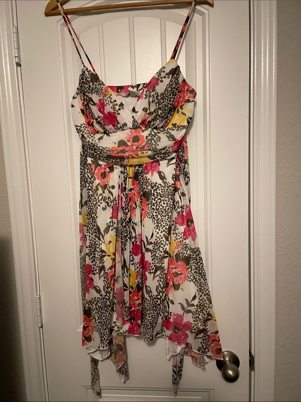Floral Spaghetti-Strap Summer Dress in White, Pink, Yellow by Speechless
